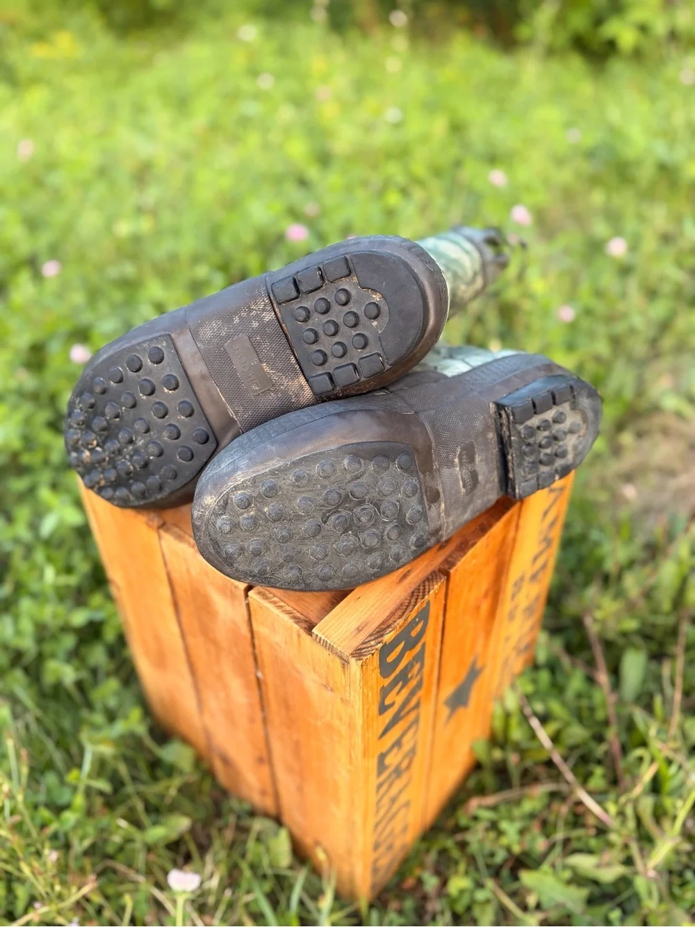 LaCrosse Burly - Camo Rubber Hunting Boots (size 8)